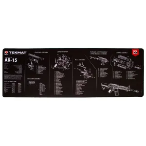 Best Left-Handed AR-15 Rifles (2026): Ambi & True Left-Hand 40 TekMat TEKR44AR15 Ultra Premium Cleaning Mat AR-15 Parts Diagram 15 x 44