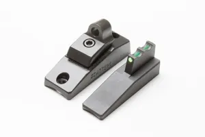 Wilson Combat Trak-Lock II Ghost Ring Sight Set 12 Gauge Green Fiber Optic Front