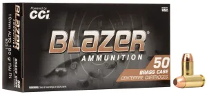 CCI Blazer Brass 180 gr FMJFN 10mm Ammo, 50/box - 5221