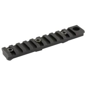 Arisaka Defense Rail Slider Picatinny Gun Rail M-Lok 3 Slot Fits M-LOK Integrated QD Mount Anodized Finish Black