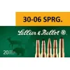 Sellier & Bellot Ammunition 29 Sellier & Bellot SB3006A Rifle 30-06 Springfield 180 gr Full Metal Jacket (FMJ) 20 rd BOX