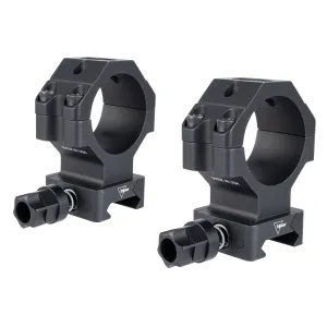 Trijicon Scope Rings, 30mm Extra High, Q-LOC, Fits Picatinny, Anodized Finish, Black AC22067