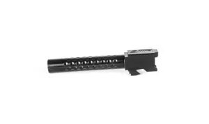 ZEV Technologies Glock 17 Gen 5 9mm Luger Optimized Match Non-Threaded Pistol Barrel 1-14 Twist Black DLC