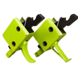 CMC Triggers AR-15/AR-10 Trigger Group Single Stage Small Pin Flat 5.5lb Pull Zombie Green