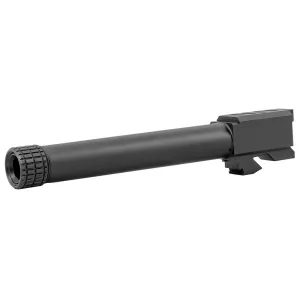 Grey Ghost Precision Parts & Accessories 19 Grey Ghost Precision Match Grade Barrel, 9MM, Black Nitride Finish, Threaded, Fits Glock 17 Gen3 and Gen4 Barrel-G17-T-BN