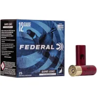 Federal Game Load Upland Hi-Brass 12 Gauge Ammo 2-3/4" #7-1/2 Lead Shot 1-1/4 oz Case of 250 (10 Boxes of 25)