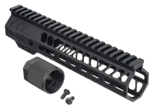 TRYBE Defense AR-15 M-LOK 9in Lightweight Handguard w/ Full Rail Black 9 Inch
