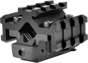 NcSTAR & VISM Parts & Accessories 8 NcSTAR Tactical Red Laser Sight w/ Universal Tri-Rail Barrel Mount for Standard Rifles - Black