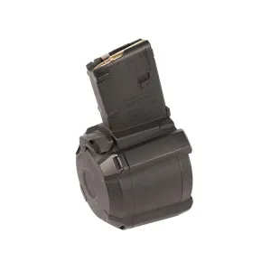 Magpul PMAG D-60 Drum AR-15 Magazine 223 Remington, 5.56x45mm 60-Round Polymer Black