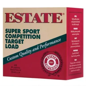 Estate 12 Gauge #7.5 Shotshells, 2.75", 25 rounds - SS12L