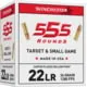 Winchester 555 .22 Long Rifle 36 grain Copper Plated Hollow Point Rimfire Ammo 555 Rounds
