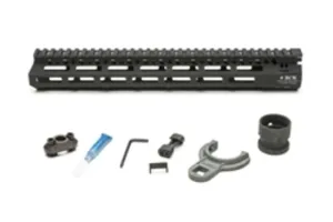 Bravo Company MFG MCMR M-LOK Compatible Modular Rail 13 inch Steel Barrel Nut/Hardware/Sling Mount Black
