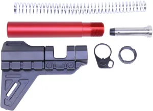Guntec USA Parts & Accessories 27 Guntec USA AR-15 Micro Breach Pistol Brace Kit Anodized Red