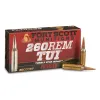 Fort Scott Tumble Upon Impact Ammo .260 Remington SCS 123 Grain 20 Rounds