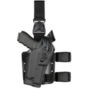 Safariland Model 6305RDS ALS/SLS Drop Leg Holster Sig Sauer Left Hand Flat Dark Earth Brown 6305RDS-8321-552