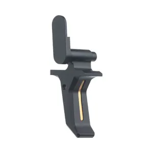 Tyrant Designs Trigger for Sig Sauer P320 Flat Black Gold Hardware