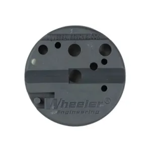 Wheeler Engineering Parts & Accessories 7 Wheeler 672215 Universal Bench Block Black Urethane Handgun 1 Pieces