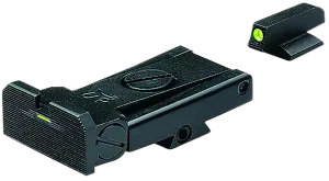 Kimber 1911 Adjustable Night Sight Set Green Tritium Black Outline