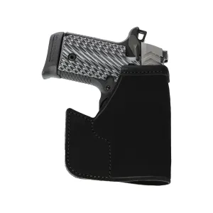 Galco Pocket Protector Pocket Holster Ambidextrous Smith & Wesson Bodyguard 2.0 380 Black
