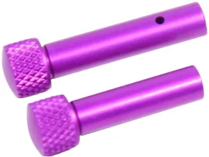 Guntec USA Parts & Accessories 10 Guntec USA AR 5.56 Cal Extended Takedown Pin Set Gen 2 Anodized Purple
