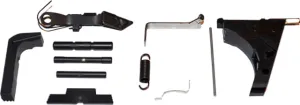 Centennial Defense Systems Lower Parts Kit for Gen 1-3 Glock 26 Serrated 2.5lb Mag Catch Spring 5lb Trigger Spring Black