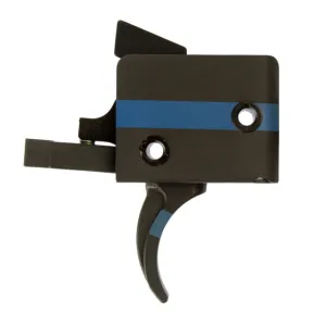 CMC Triggers AR-15/AR-10 Trigger Group Single Stage Small Pin Curved 3.5lb Pull Blue Line