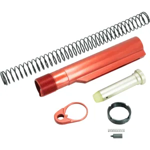 Timber Creek Outdoors ARBTKR Buffer Tube Kit Red Anodized for AR-15