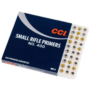 CCI No. 400 Small Rifle Primer - 100 Count Small Rifle