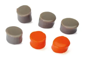 Walkers Silicon Putty Ear Plugs 32 dB NRR Orange/Flat Dark Earth 3 Pair