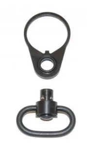 Guntec USA AR-15 Endplate For QD Single Point Sling Adapter w/Swivel