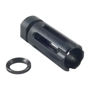 Ar-15 Extended Flash Suppressor 22 Cal - Extended Flash Suppressor 5.56mm/22 Cal 1/2-28 Ss Nitride