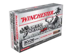 Winchester Ammunition 57 Winchester 30-06 150gr Deer Season XP Ammunition, 20 Round Box - X3006DS