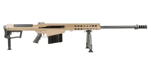 50 BMG Buyers Guide: Everything You Need to Know Before Buying a Fifty Cal 4 Barrett M107A1 29" Fluted Semi Auto .50 BMG Rifle, Flat Dark Earth Cerakote - 18065