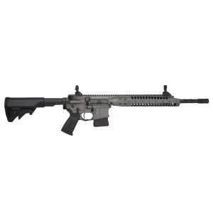LWRC International LWRC IC-A5 5.56mm NATO 16.1" 1:7" 1/2x28 Bbl Tungsten Grey CA Compliant Rifle ICA5R5TG16CAC