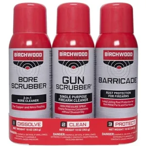 1,2,3 Gun Scrubber, Bore Scrubber & Barricade Value Pack