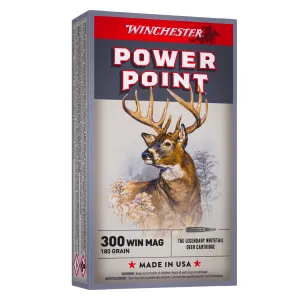 Winchester Super X 300 Win Mag Power Point 180gr 20 Round Ammunition - X30WM2