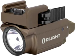 Olight Baldr Mini 600 Lumens LED Flashlight with Green Laser Sight Tan