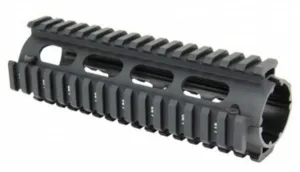Tacfire AR15 Quad Rail 7in 2-Piece Drop-InLight Weight Black
