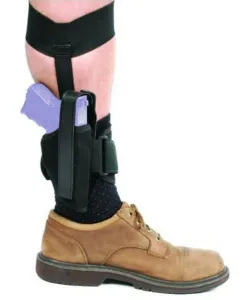Blackhawk Tactical Gear & Accessories 37 BlackHawk Nylon Ankle Holsters Right Hand Plain Black