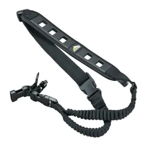 Featherlight Single Point Rifle Sling With Swivel - Featherlight Single Point Rifle Sling W/Swivel Black