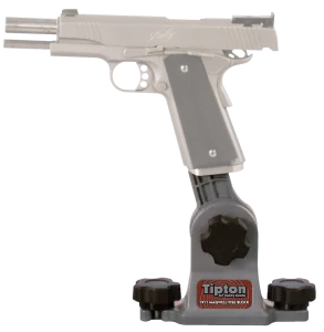 Tipton 558080 1911 Mag Well Vise Block Gun Vise Handgun Firearm GrayRed Polymer