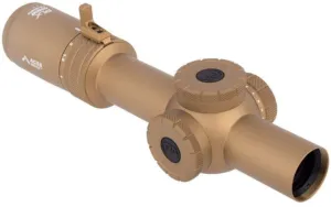 Primary Arms Compact PLX 1-8x24mm 30mm Tube LPVO Rifle Scope First Focal Plane Illuminated ACSS Nova Reticle FDE
