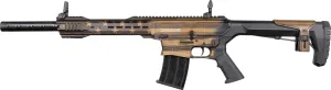 GForce Arms GF25 18.5" 5rd 12ga Semi-Auto Shotgun, USA Bronze - GF25-USBNZ
