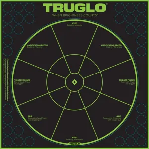 Truglo Tru-See Splatter Target 12x12 - 6 Pack