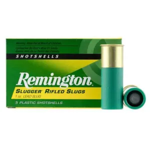 Remington Slugger 12 Gauge 2-3/4in 1oz Rifled Slug Shotshells - 5 Rounds