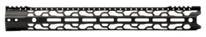ODIN Works O2 Lite Free Float AR10 M-LOK Forend QD High Profile Black 17.5 in