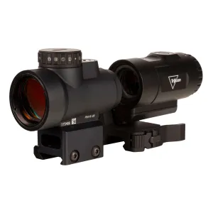 AR-15 Home Defense Setup: Complete Build Guide 24 Trijicon 2200057 MRO HD 2.0 with 3x Magnifier 1x 25mm 2 MOA Illuminated 68 MOA Red Dot Matte Black FTS CO-Witness Mount