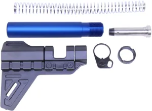 Guntec USA Parts & Accessories 31 Guntec USA AR-15 Micro Breach Pistol Brace Kit Anodized Blue