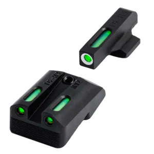 Custom Sig P365 Parts & Accessories for 2026 104 TruGlo TFX Novak 270/500 3 Dot Green Tritium / Fiber Optic Sight TG