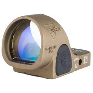 Trijicon SRO Adjustable, 2.5 MOA, Coyote Brown, Green Dot Sight